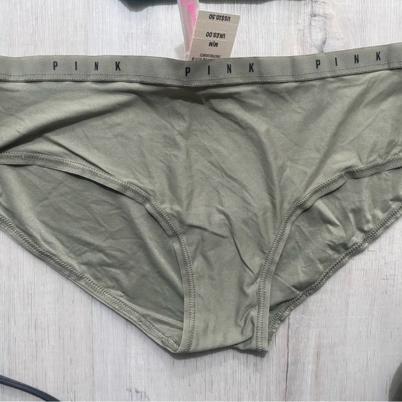 PINK Olive Green Panties - Picture 1 of 1